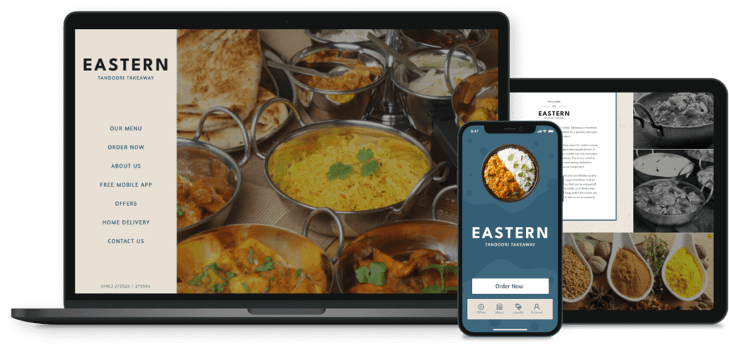 online ordering and mobile app for Eastern Tandoori Restaurant