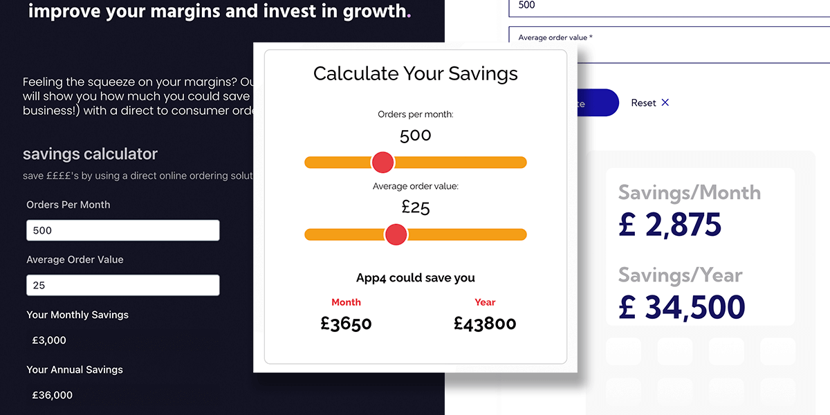 App4 price comparison with flipdish and Slerp