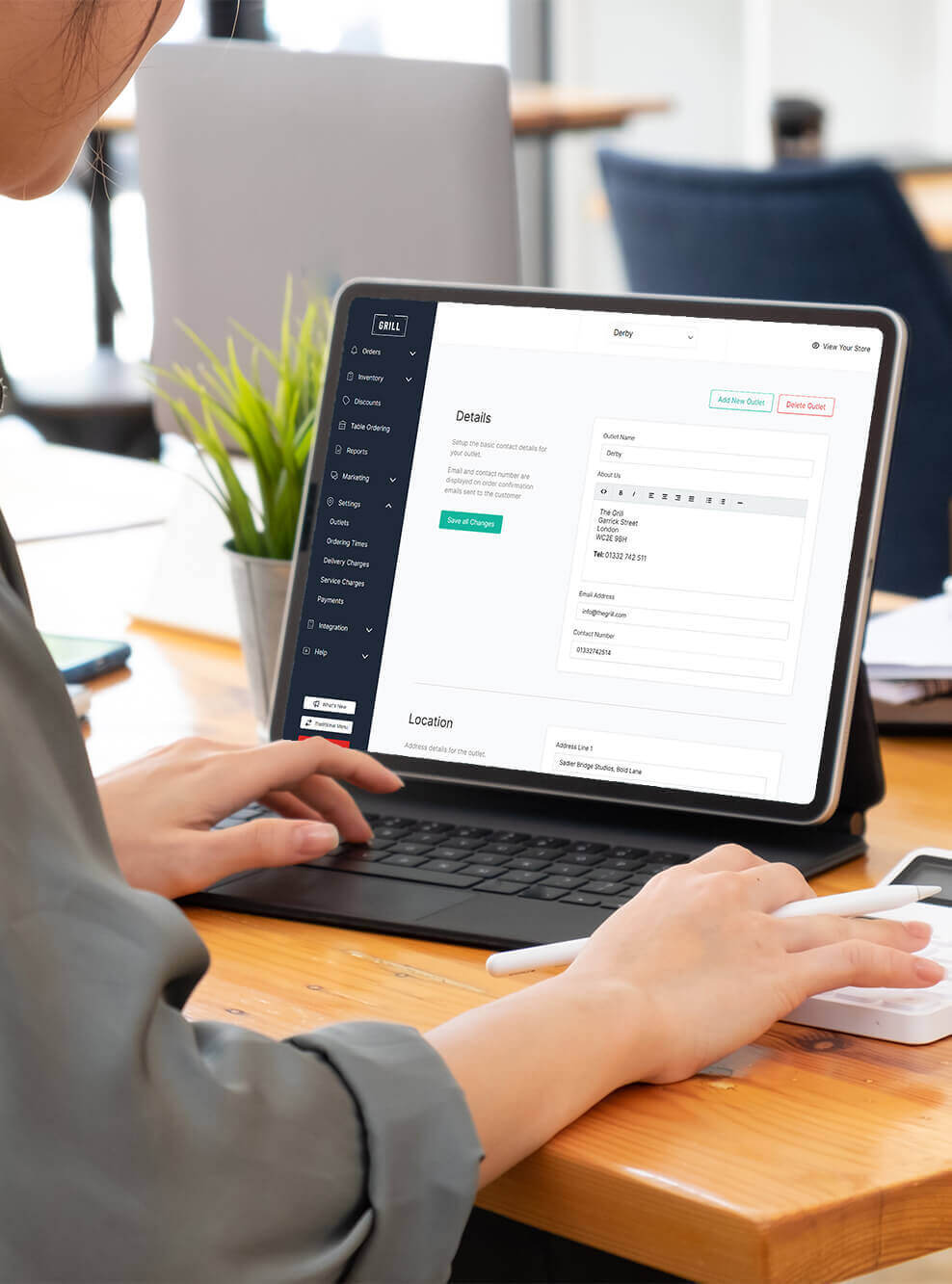 centralised management system and back office
