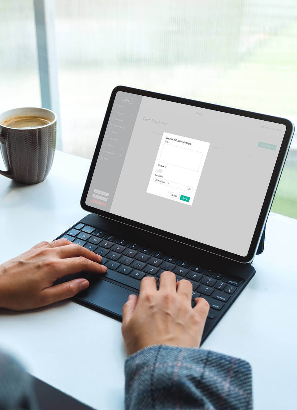 Push, email and sms messaging tools