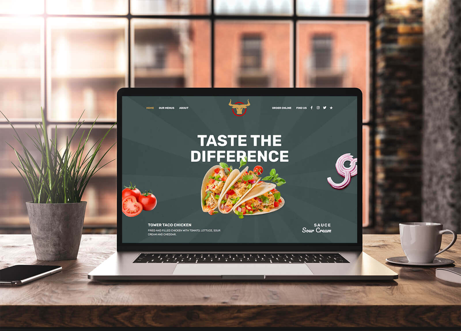 Custom designed Online Ordering websites by App4